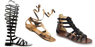 sandalias egipcias